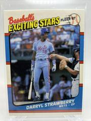 Darryl Strawberry #41 Baseball Cards 1987 Fleer Exciting Stars Prices