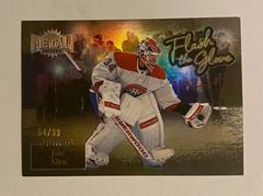 Jake Allen [Gold] Hockey Cards 2022 Skybox Metal Universe Flash the Glove Prices