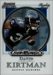 David Kirtman [Refractor] Football Cards 2006 Bowman Sterling Prices