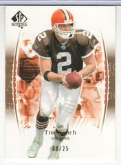 Tim Couch [Gold] #2 Football Cards 2003 SP Authentic Prices