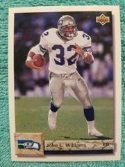 John L. Williams Football Cards 1992 Upper Deck Prices