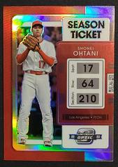 Shohei Ohtani [Holo] #4 Baseball Cards 2022 Panini Chronicles Contenders Optic Prices