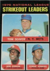 NL Strikeout Leaders #72 Baseball Cards 1971 Topps Prices