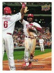 Jimmy Rollins #435 Baseball Cards 2008 Upper Deck First Edition Prices
