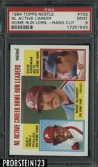NL Active Career Home Run Leaders #703 Baseball Cards 1984 Topps Nestle Prices
