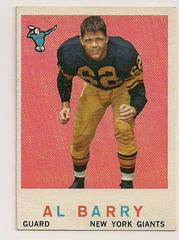 Al Barry #138 Football Cards 1959 Topps Prices