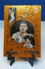 Devin Booker [Orange] #19 Basketball Cards 2021 Panini Illusions King of Cards Prices