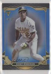 Rickey Henderson [Sapphire] #78 Baseball Cards 2022 Topps Triple Threads Prices