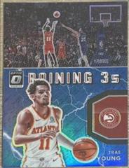 Trae Young [Blue] #1 Basketball Cards 2021 Panini Donruss Optic Raining 3s Prices