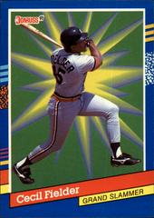 Cecil Fielder #7 Baseball Cards 1991 Donruss Grand Slammers Prices