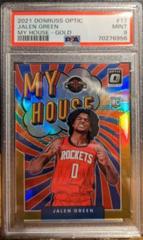 Jalen Green [Gold] #17 Basketball Cards 2021 Panini Donruss Optic My House Prices