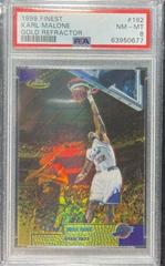 Karl Malone [Gold Refractor] Basketball Cards 1999 Finest Prices