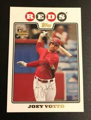Joey Votto [Gold Foil] #319 Baseball Cards 2008 Topps Prices