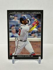 Ronald Acuna Jr. [Black] #2 Baseball Cards 2022 Topps X Derek Jeter Prices