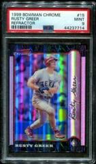 Rusty Greer [Refractor] #15 Baseball Cards 1999 Bowman Chrome Prices