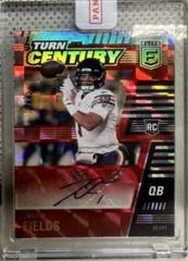 Justin Fields [Red] Football Cards 2021 Panini Chronicles Turn of the Century Autographs Prices