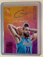 Cody Martin [Ruby] #FP-CMA Basketball Cards 2019 Panini Court Kings Fresh Paint Autographs Prices