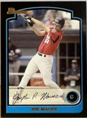 Joe Mauer Baseball Cards 2003 Bowman Draft Picks Prices