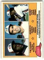 Expos Future Stars [T. Raines, R. Ramos, B. Pate] #136 Baseball Cards 1981 O Pee Chee Prices