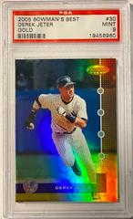 Derek Jeter [Gold] #30 Baseball Cards 2005 Bowman's Best Prices