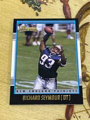 Richard Seymour [Gold] Football Cards 2001 Bowman Prices