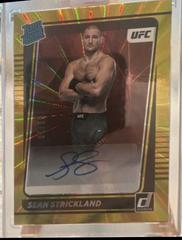 Sean Strickland [Signature Gold] #206 Ufc Cards 2022 Panini Donruss UFC Prices