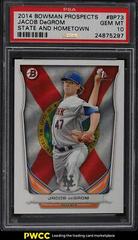 Jacob DeGrom [State and Hometown] #BP73 Baseball Cards 2014 Bowman Prospects Prices
