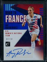 Amy Rodriguez [Blue] #RF-AR Soccer Cards 2018 Panini Donruss Road to France Autographs Prices