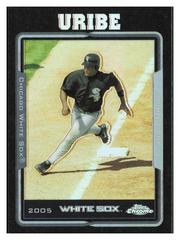 Juan Uribe [Refractor] #186 Baseball Cards 2005 Topps Chrome Prices