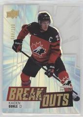 Kaiden Guhle Hockey Cards 2022 Upper Deck Team Canada Juniors Breakouts Prices