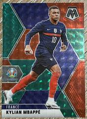 Kylian Mbappe [Choice Red and Green Mosaic] Soccer Cards 2021 Panini Mosaic UEFA Euro 2020 Prices