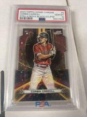 Corbin Carroll [Black Eclipse] #STN-5 Baseball Cards 2023 Topps Cosmic Chrome Stella Nova Prices