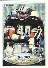 Bill Bates #385 Football Cards 1990 Fleer Prices
