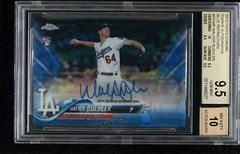 Walker Buehler [Blue Refractor] #RA-WB Baseball Cards 2018 Topps Chrome Rookie Autograph Prices