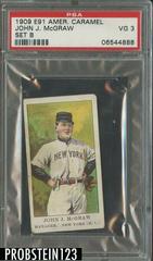 John J. McGraw Baseball Cards 1909 E91 American Caramel Set B Prices