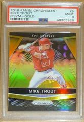 Mike Trout [Gold] Baseball Cards 2018 Panini Chronicles Prizm Prices