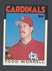 Todd Worrell #127T Baseball Cards 1986 Topps Traded Prices
