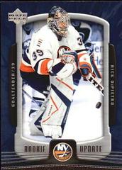 Rick Dipietro #62 Hockey Cards 2005 Upper Deck Rookie Update Prices