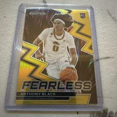 Anthony Black [Gold] #10 Basketball Cards 2023 Panini Prizm Draft Picks Fearless Prices