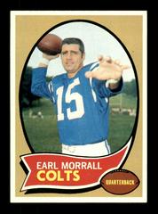 Earl Morrall #88 Football Cards 1970 Topps Prices