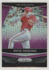 Rhys Hoskins [Purple Mojo] Baseball Cards 2018 Panini Chronicles Prizm Prices