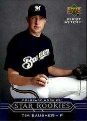 Tim Bausher #238 Baseball Cards 2005 Upper Deck First Pitch Prices