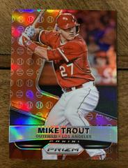 Mike Trout [Red Baseball Prizm] Baseball Cards 2015 Panini Prizm Prices