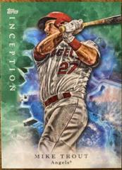 Mike Trout [Green] Baseball Cards 2017 Topps Inception Prices