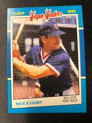 NICK ESASKY Baseball Cards 1990 Fleer League Leaders Prices