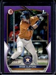 Ryan Clifford [Purple] #BP-10 Baseball Cards 2023 Bowman Paper Prospects Prices