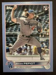 Ryan Pepiot [Father's Day Blue] Baseball Cards 2022 Topps Update Prices