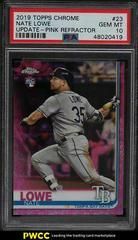 Nate Lowe [Pink Refractor] Baseball Cards 2019 Topps Chrome Update Prices