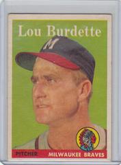 Lou Burdette #10 Baseball Cards 1958 Topps Prices