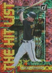 Bryan Reynolds [Pink Fireworks] #THL-4 Baseball Cards 2022 Panini Donruss The Hit List Prices